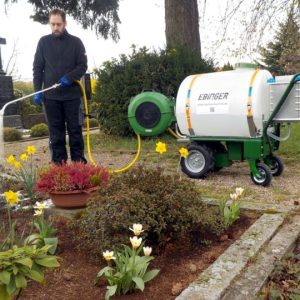 Brouette Électrique Donkey Plus avec Unité d'Irrigation BW 200 - Arrosage Mobile et Écologique