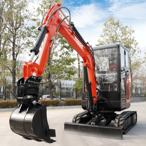 Mini Pelle 2,5 Tonnes avec Cabine 24,5 KW – TOROS TE-25